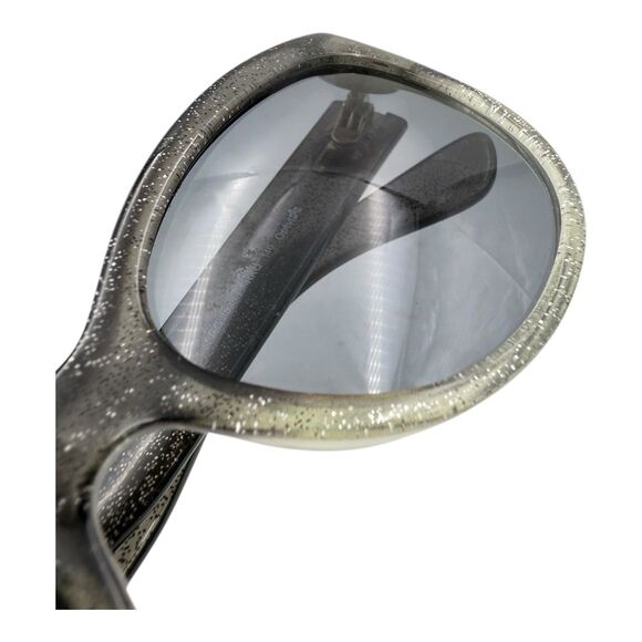 Authentic Gucci GG3838/F RKQ Gray Silver Glitter Cat Eye Glasses Frames Italy - Picture 9 of 9